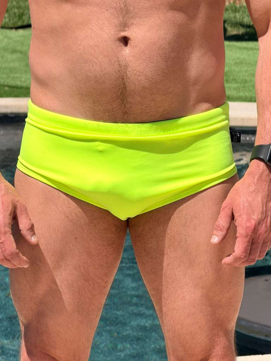 Neon Lime Low Rise Brief
