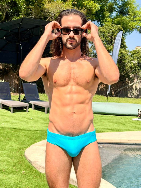 Aqua Blue Standard Brief