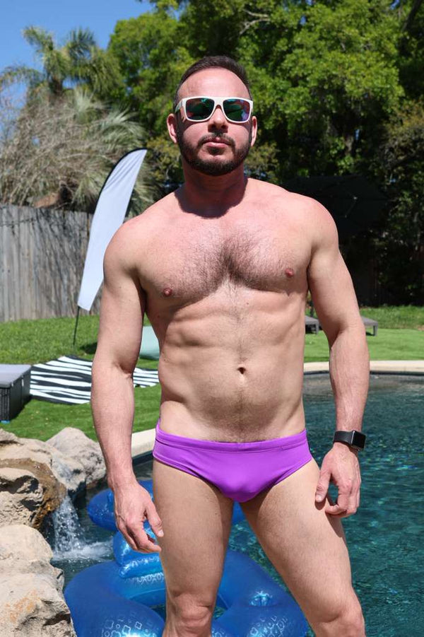 Electric Purple Swim Brief